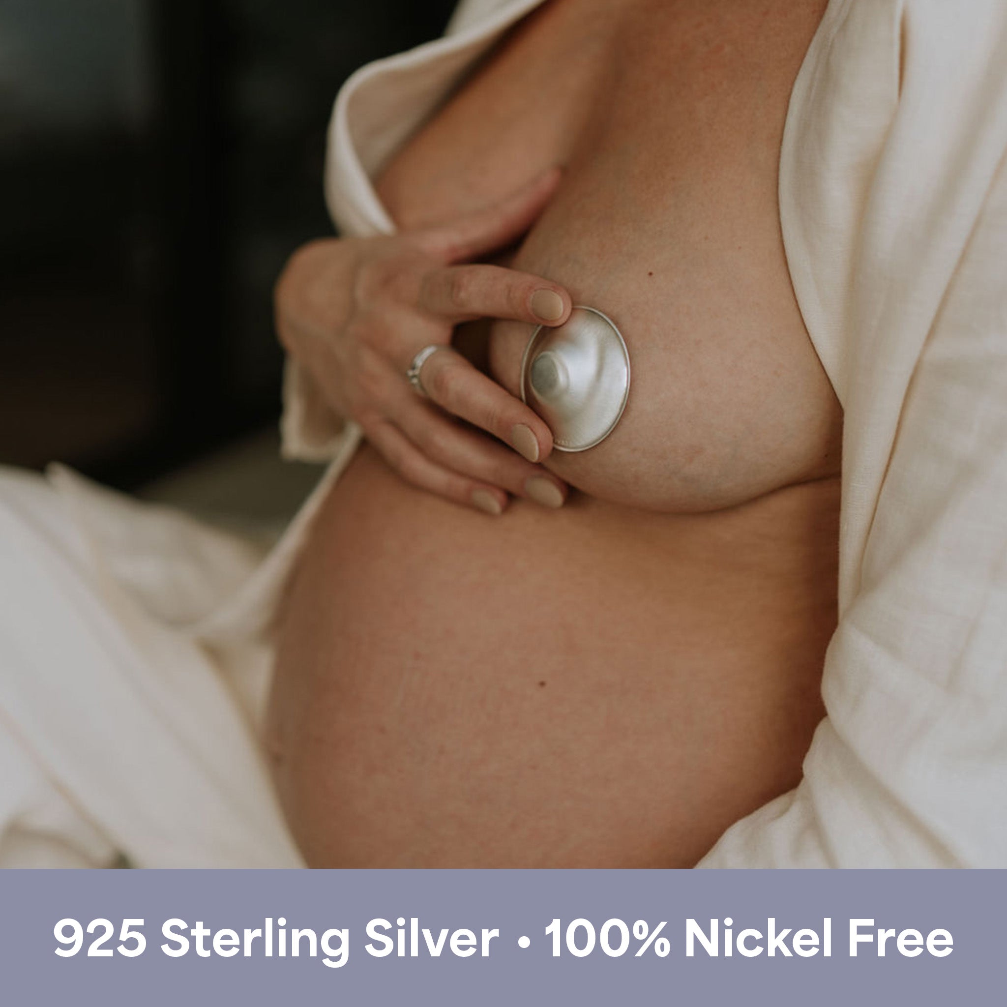 Silver Nursing Cups