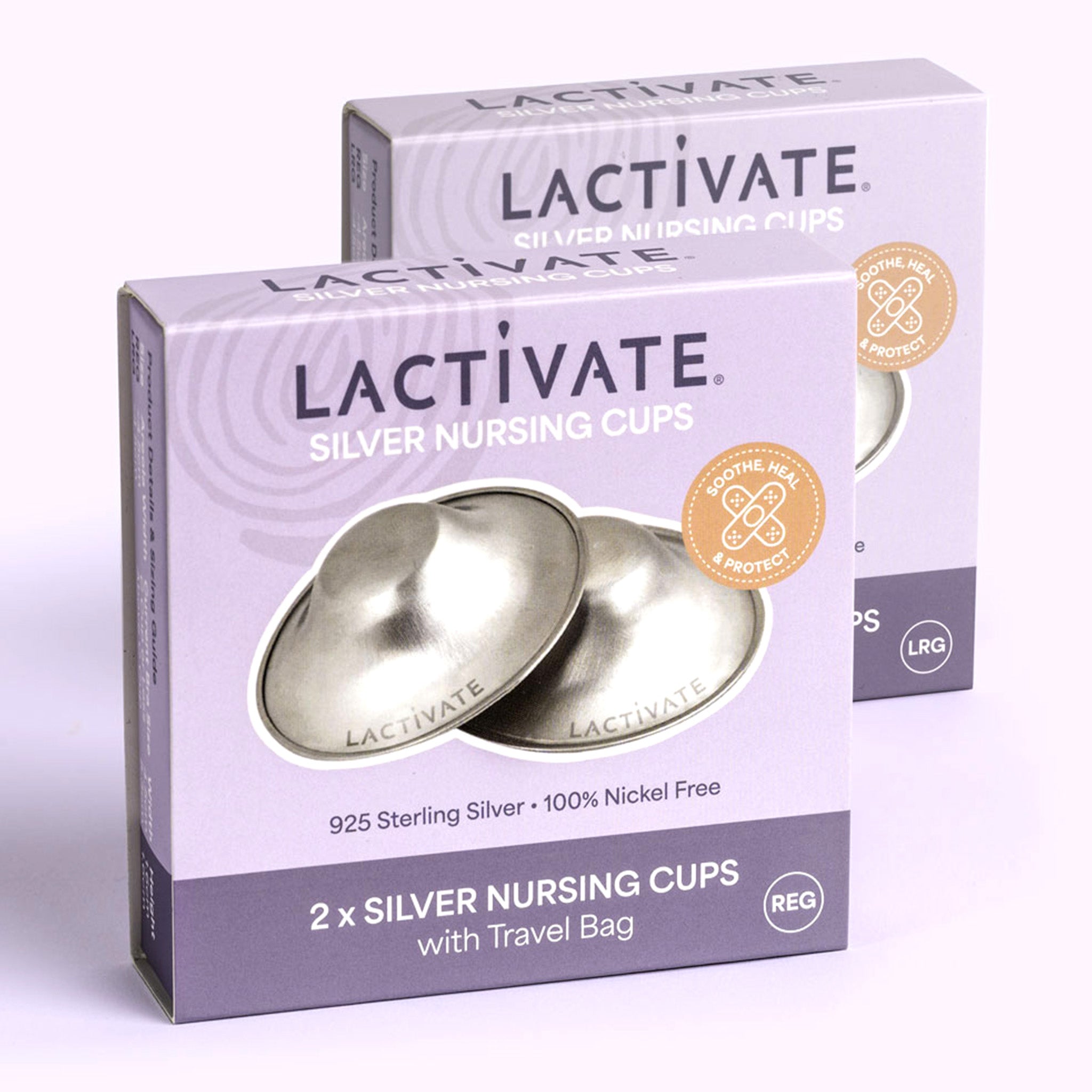 Silver Nursing Cups