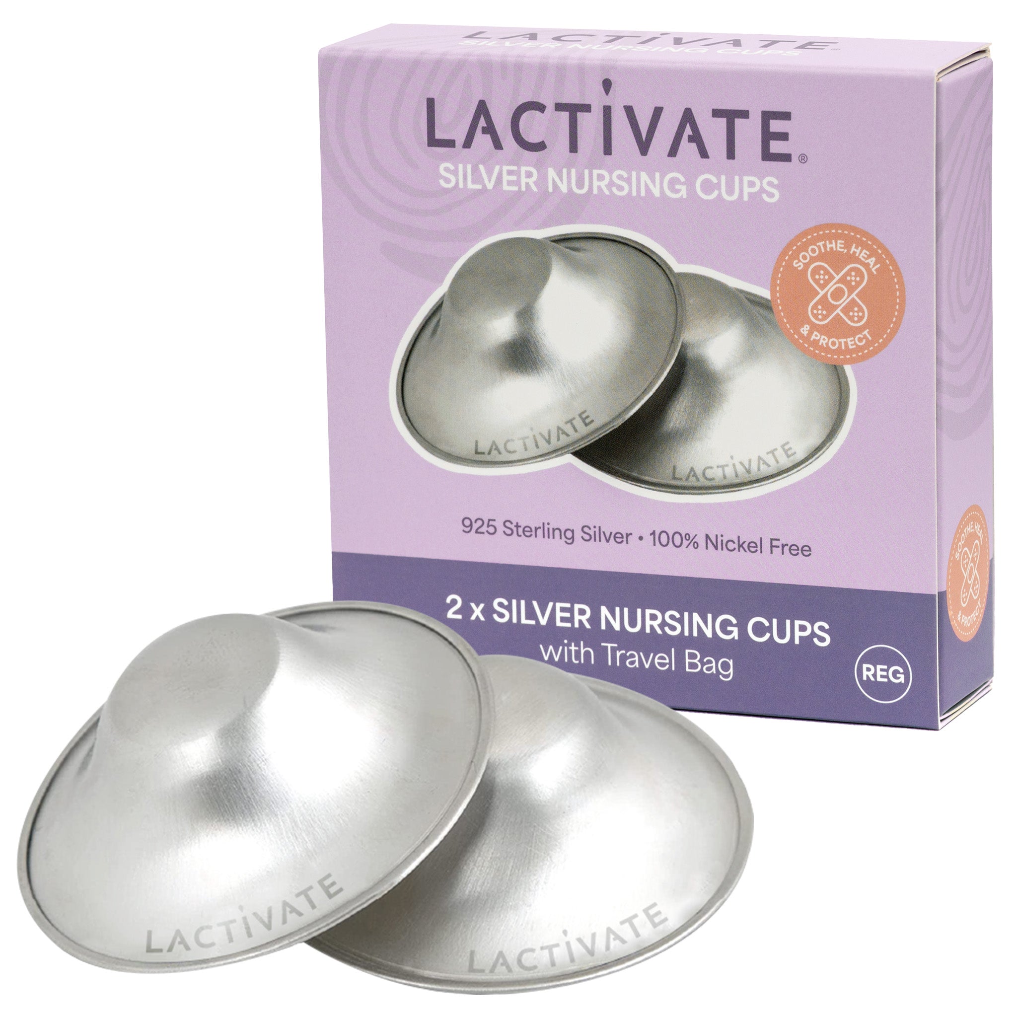 Silver Nursing Cups