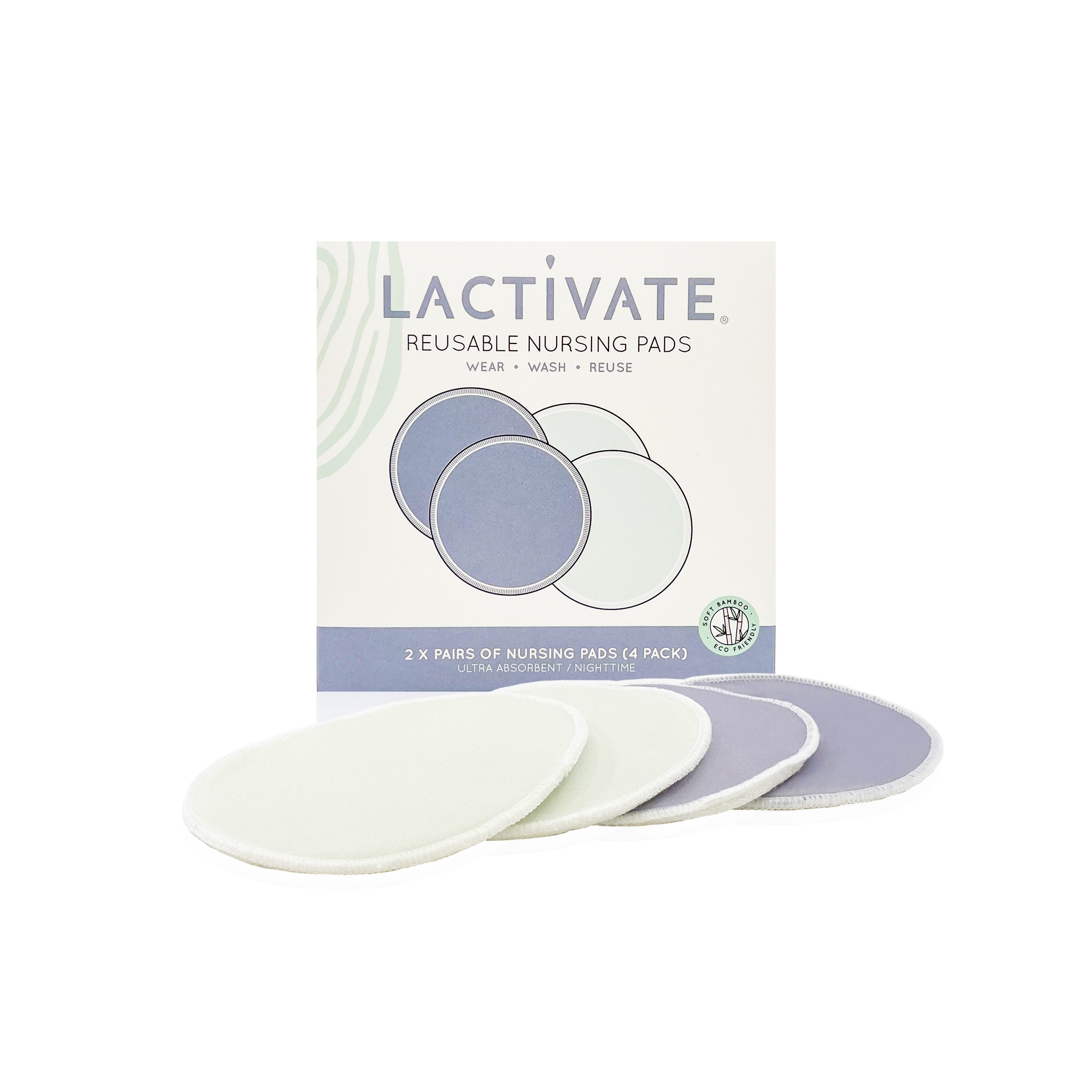 Reusable Night Nursing Pads - 4pk